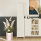 Mission District 2 Door Cabinet - White