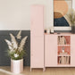 Mission District 2 Door Cabinet - Pale Pink