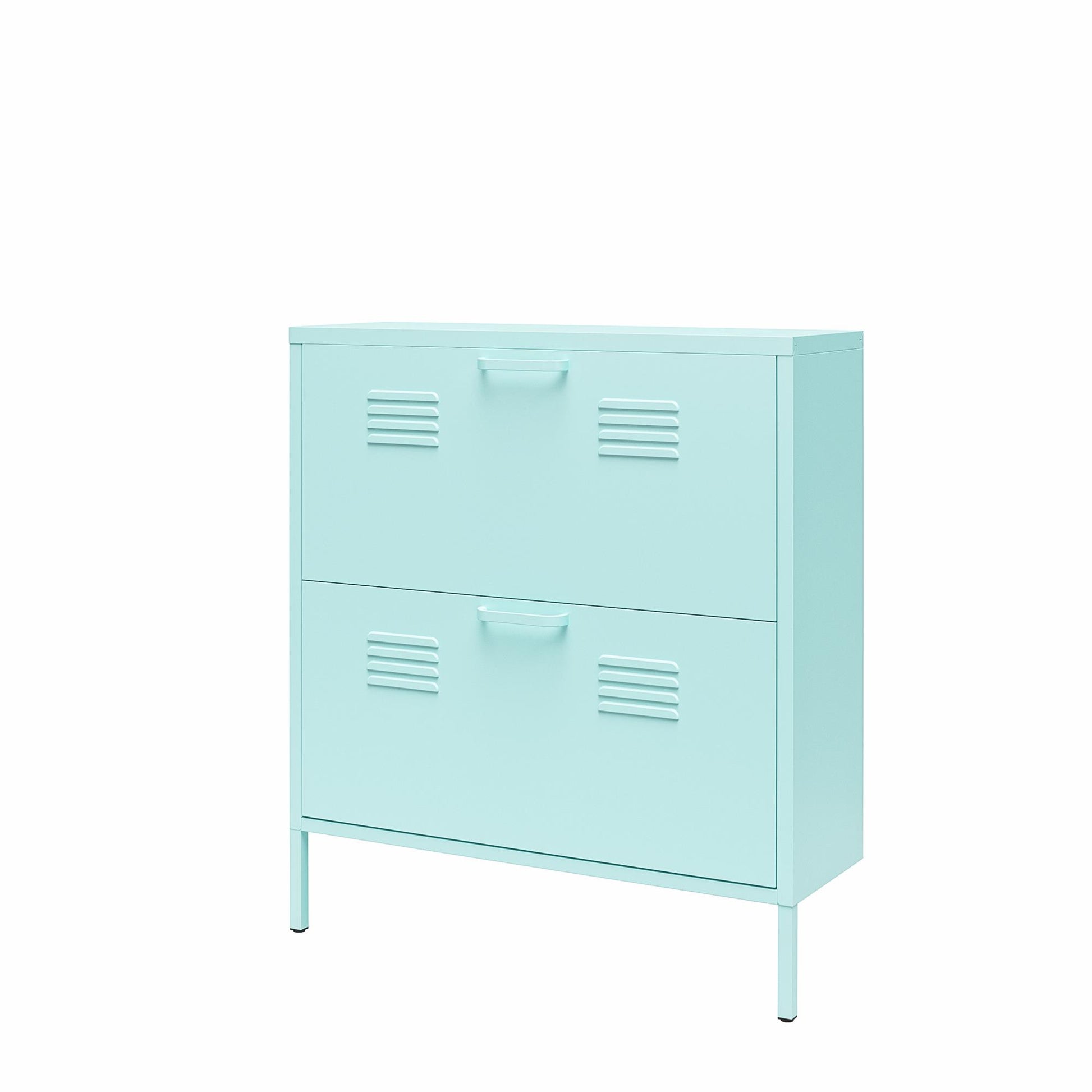 Cache 2 Door Shoe Storage - Mint