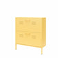 Cache 2 Door Shoe Storage - Yellow