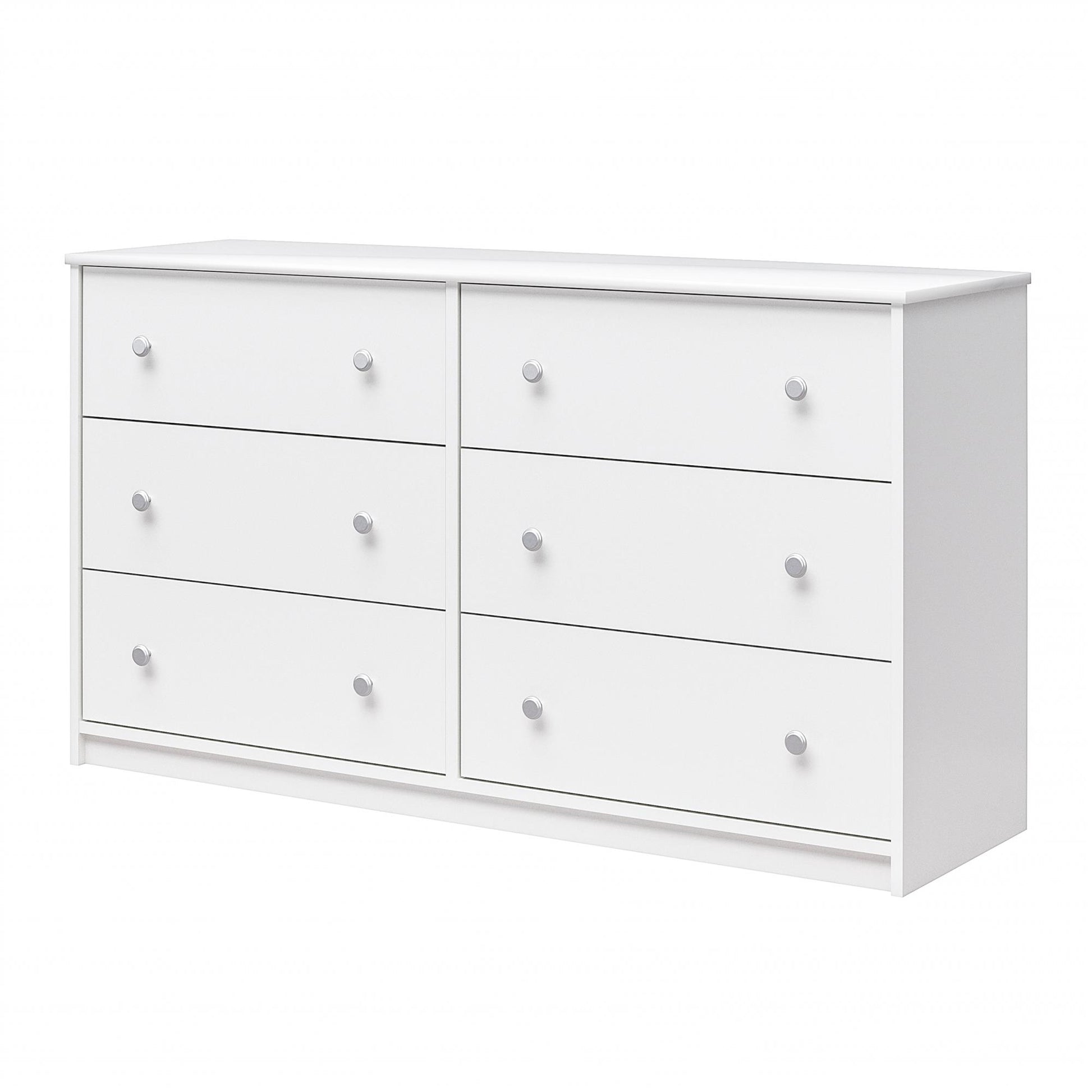 Ellwyn 6 Drawer Wide Dresser - White