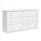 Ellwyn 6 Drawer Wide Dresser - White