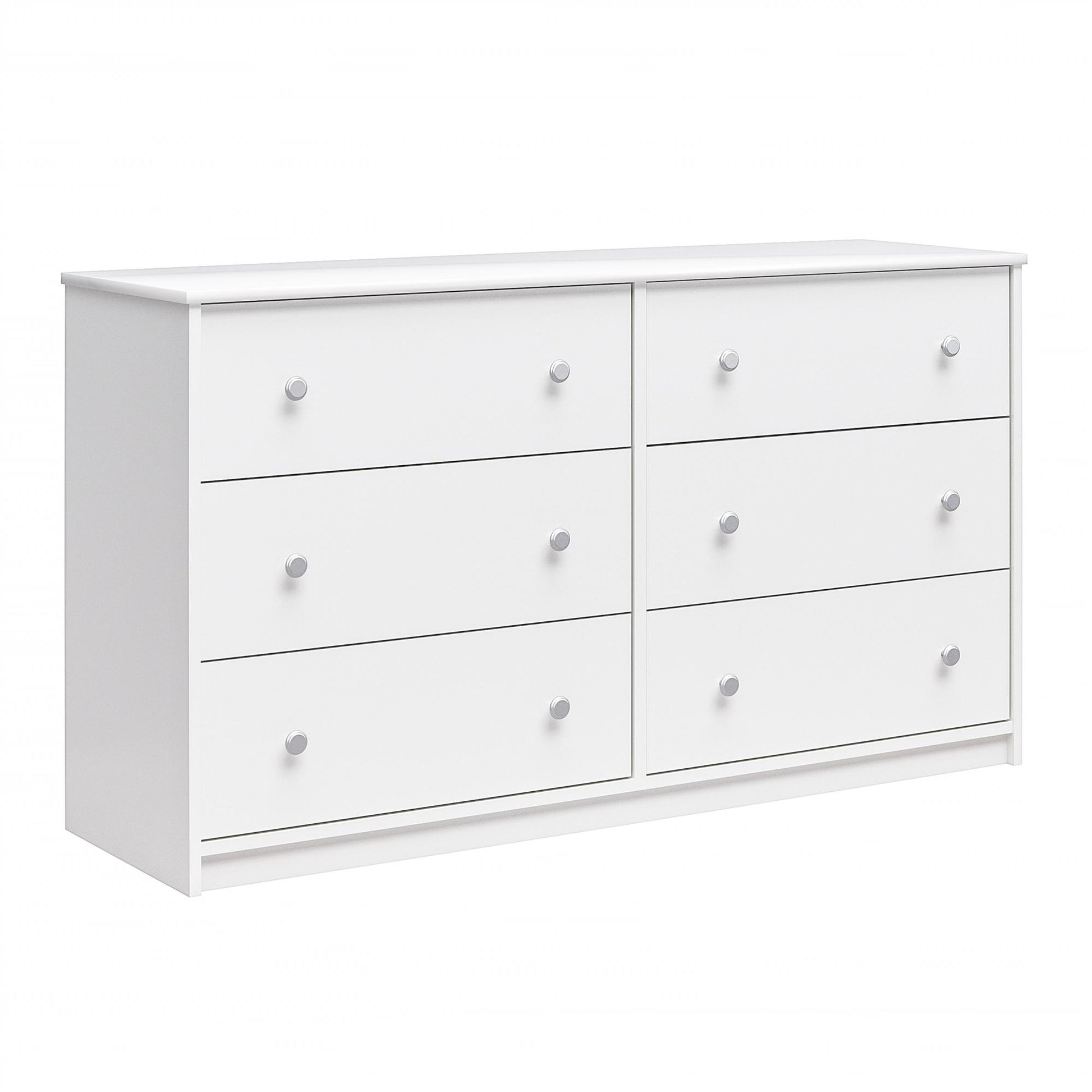 Ellwyn 6 Drawer Wide Dresser - White