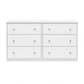 Ellwyn 6 Drawer Wide Dresser - White