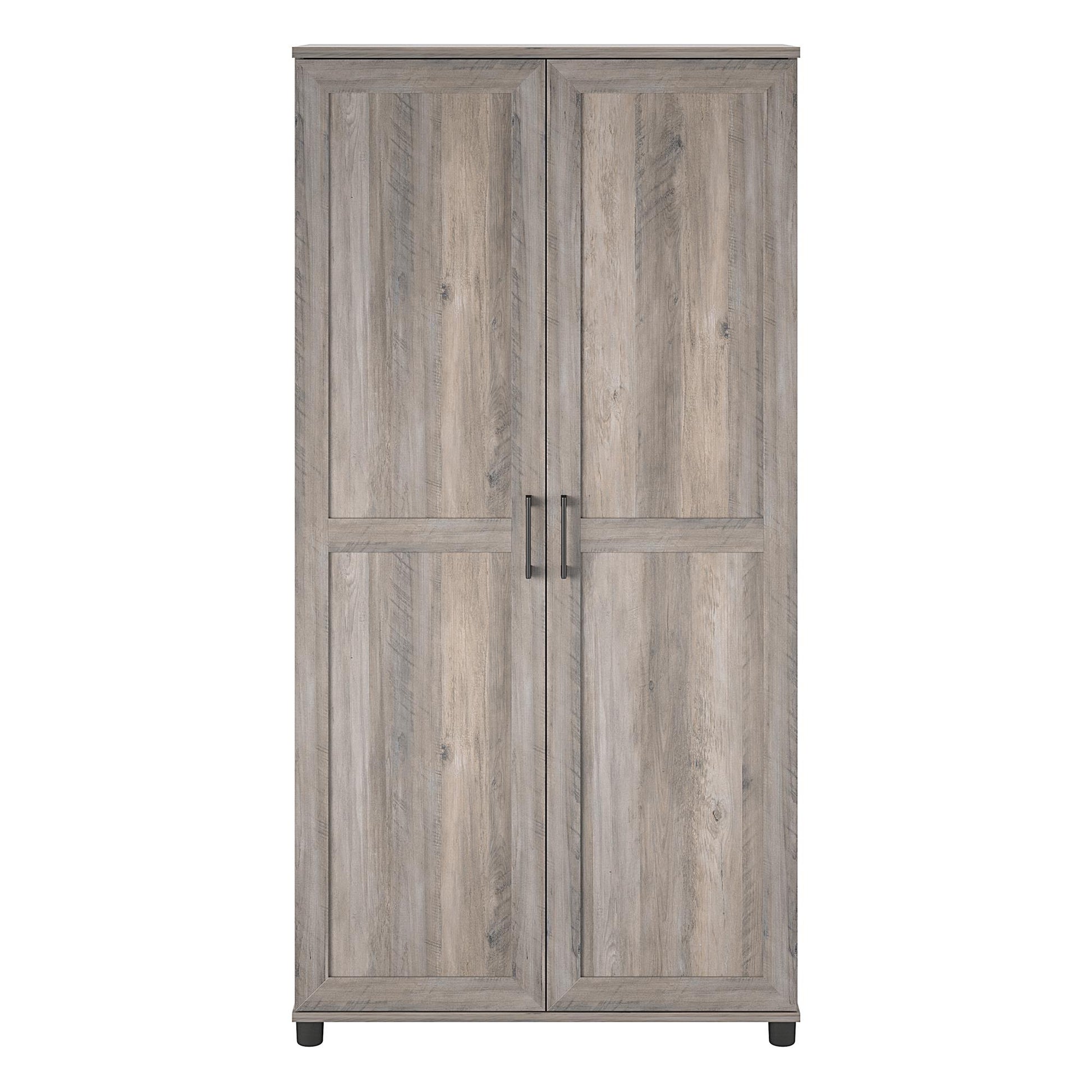 Dwyer 36in 2 Door Storage Cabinet - Gray Oak