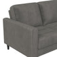 CosmoLiving Strummer Reversible Sectional Sofa Couch, Light Gray - Light Gray