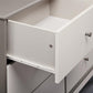 Rowan Valley Flint 6 Drawer Dresser with Solid Wood Angled Feet - Gray