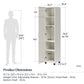 Loxley 16 In Wide 1 Door Shiplap Cabinet - White