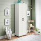 Loxley 24 In Wide 2 Door Shiplap Cabinet - White