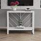Brielle Console Table - White marble