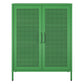 Novogratz Channing 2 Door Accent Cabinet-Mesh Metal Locker - Kelly Green