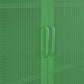 Novogratz Channing 2 Door Accent Cabinet-Mesh Metal Locker - Kelly Green