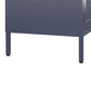 Novogratz Channing 2 Door Accent Cabinet-Mesh Metal Locker - Navy