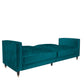 DHP Penelope Pin Tufted Futon, Green Velvet - Green