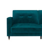 DHP Penelope Pin Tufted Futon, Green Velvet - Green