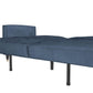 DHP Penelope Pin Tufted Futon, Blue Velvet - Blue