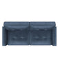 DHP Penelope Pin Tufted Futon, Blue Velvet - Blue