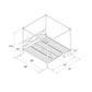 DHP Remna King Metal Canopy Bed, Black - Black - King