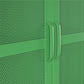 Novogratz Channing Tall 2 Door Storage Cabinet-Mesh Metal Locker - Kelly Green