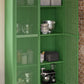 Novogratz Channing Tall 2 Door Storage Cabinet-Mesh Metal Locker - Kelly Green