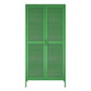 Novogratz Channing Tall 2 Door Storage Cabinet-Mesh Metal Locker - Kelly Green