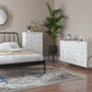 Anastasia 5 Drawer Dresser - White