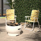 Novogratz Poolside Gossip, Priscilla Folding Chairs, 2-Pack, Yellow - Yellow - 2-Pack