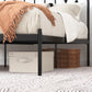 DHP Narla Metal Platform Bed Frame, Full, Black - Black - Full