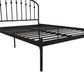 DHP Narla Metal Platform Bed Frame, Full, Black - Black - Full