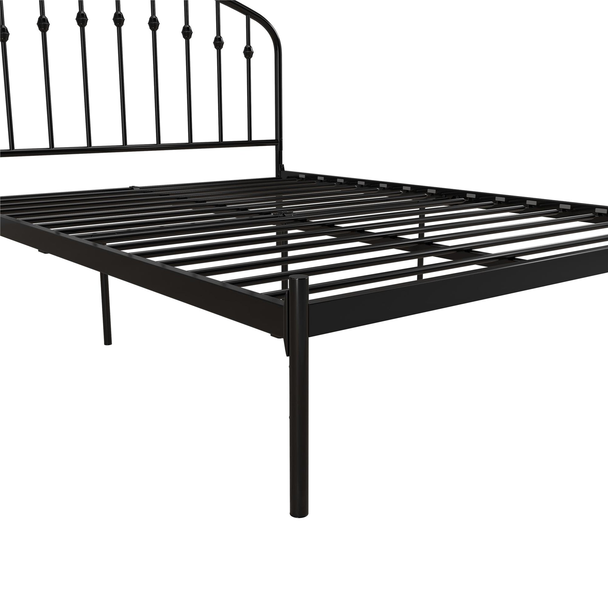 DHP Narla Metal Platform Bed Frame, Full, Black - Black - Full