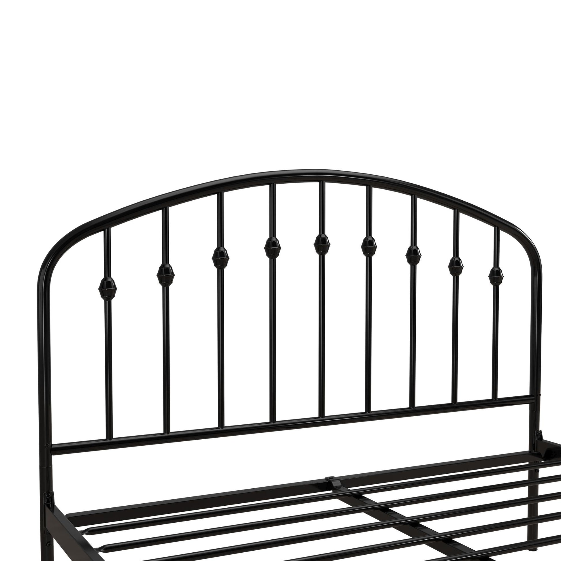 DHP Narla Metal Platform Bed Frame, Full, Black - Black - Full