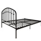 DHP Narla Metal Platform Bed Frame, Full, Black - Black - Full