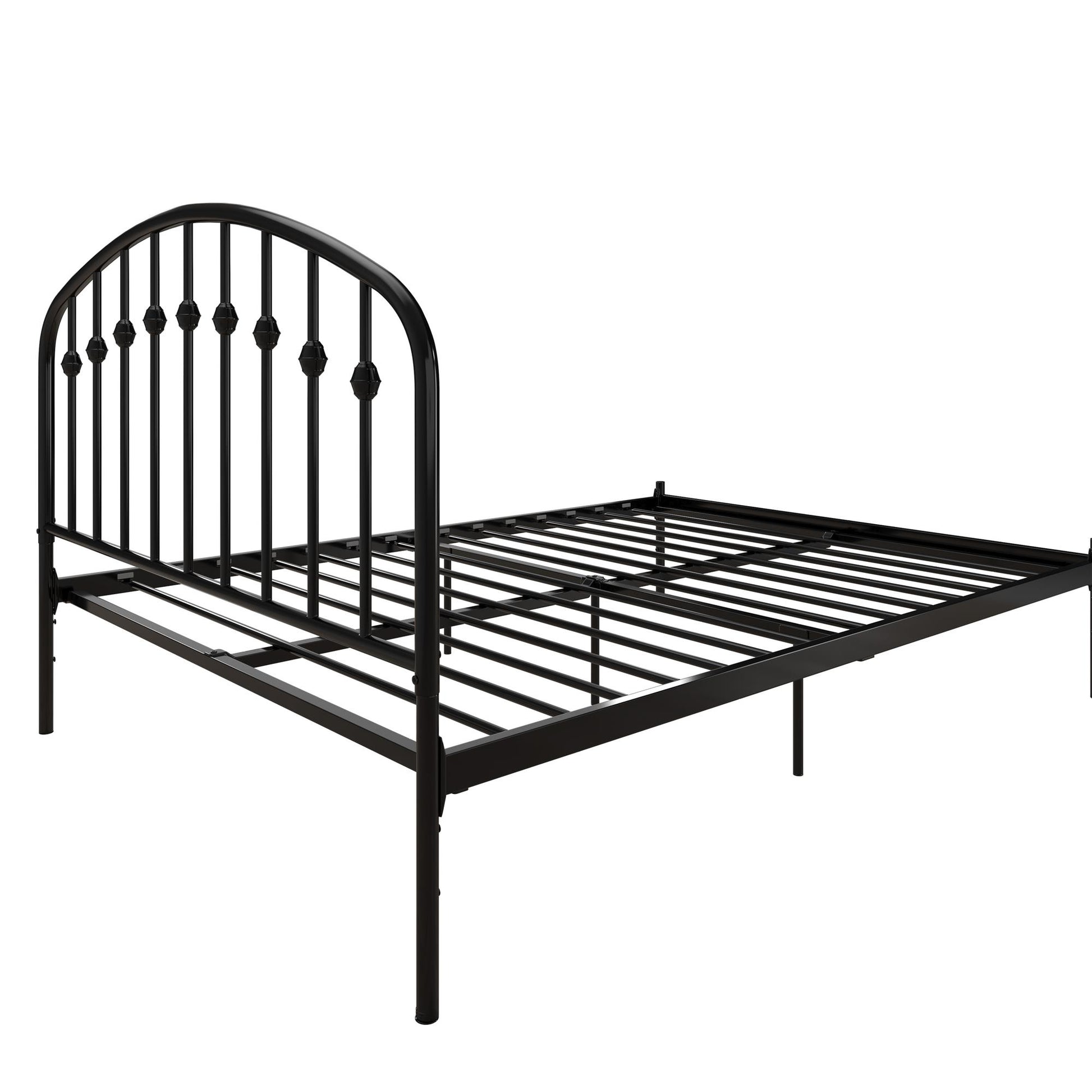 DHP Narla Metal Platform Bed Frame, Full, Black - Black - Full