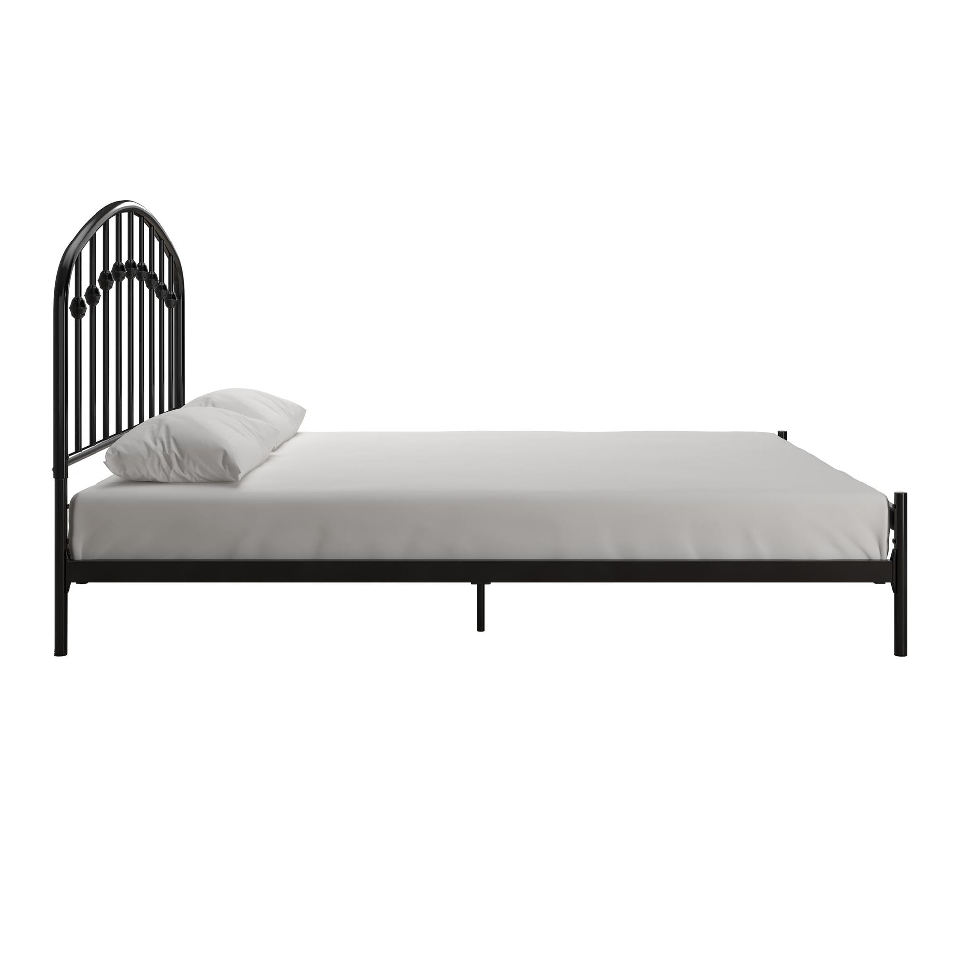 DHP Narla Metal Platform Bed Frame, Full, Black - Black - Full