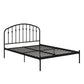 DHP Narla Metal Platform Bed Frame, Full, Black - Black - Full