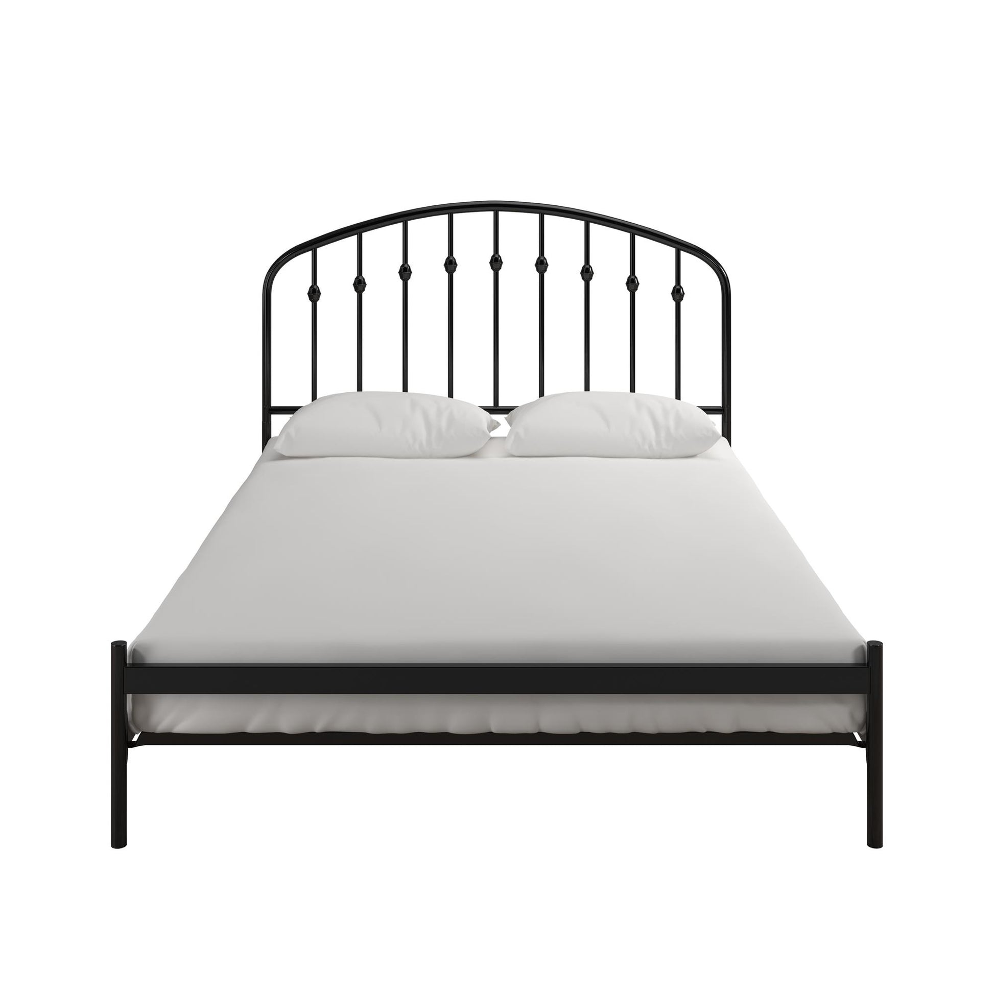 DHP Narla Metal Platform Bed Frame, Full, Black - Black - Full