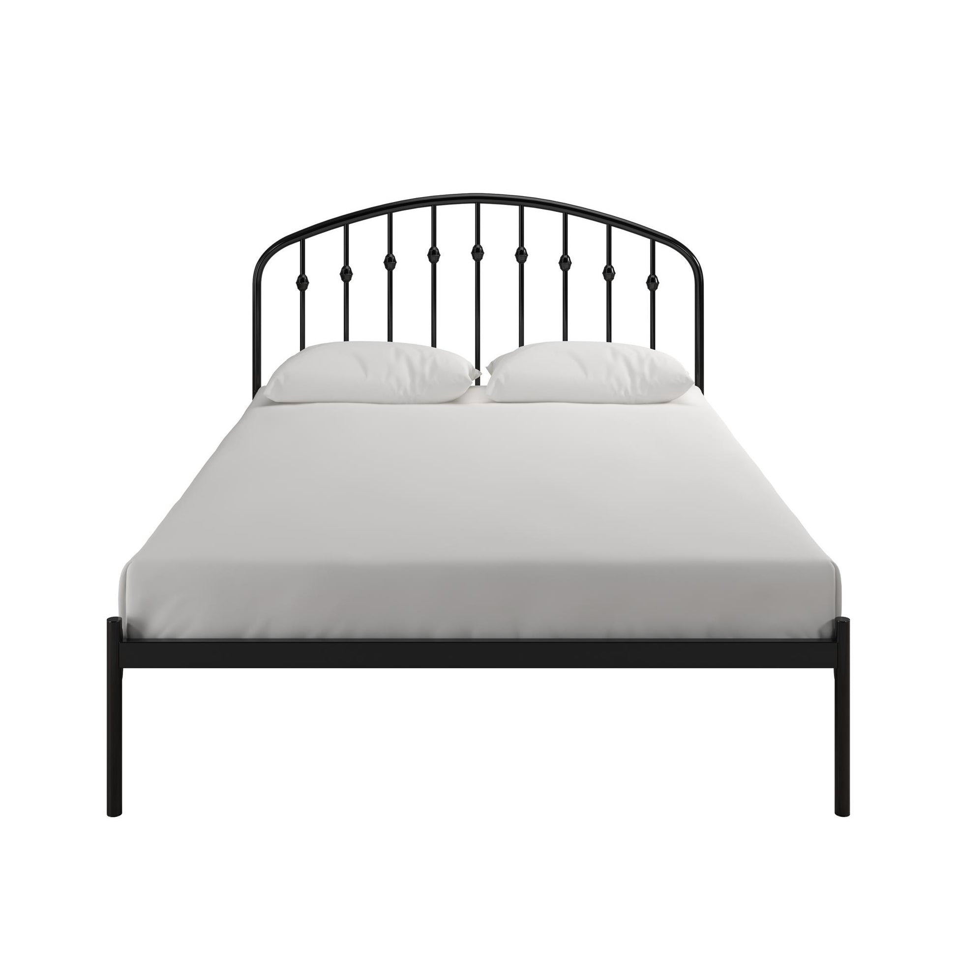 DHP Narla Metal Platform Bed Frame, Full, Black - Black - Full