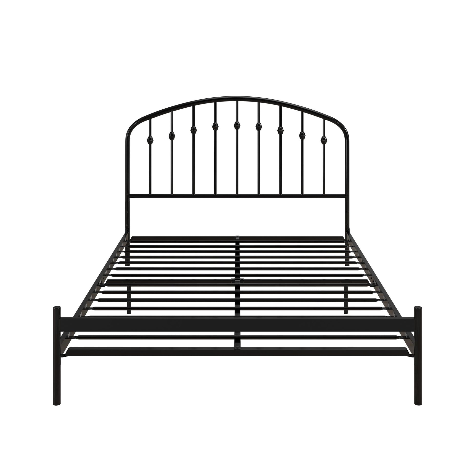DHP Narla Metal Platform Bed Frame, Full, Black - Black - Full