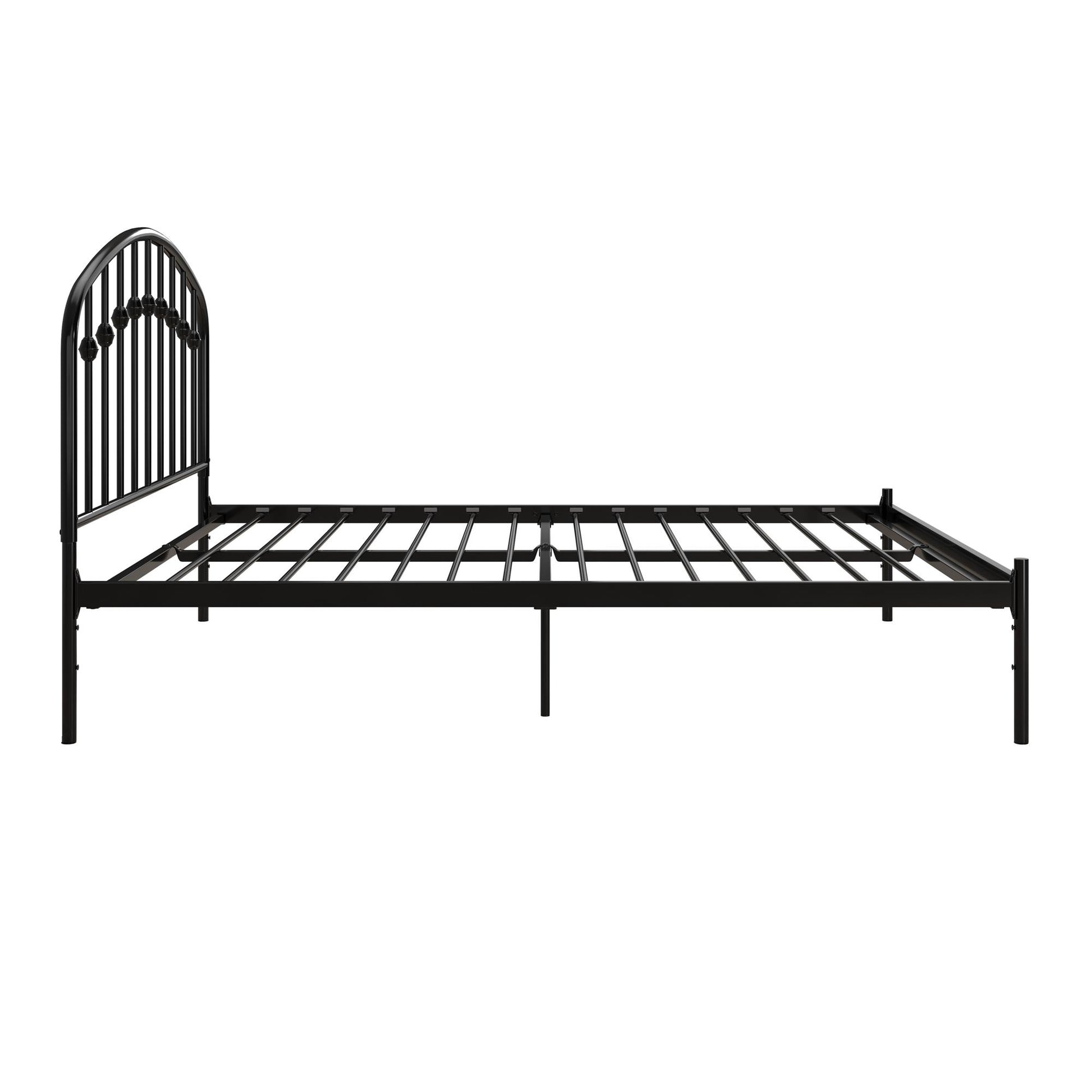 DHP Narla Metal Platform Bed Frame, Full, Black - Black - Full