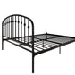 DHP Narla Metal Platform Bed Frame, Queen, Black - Black - Queen