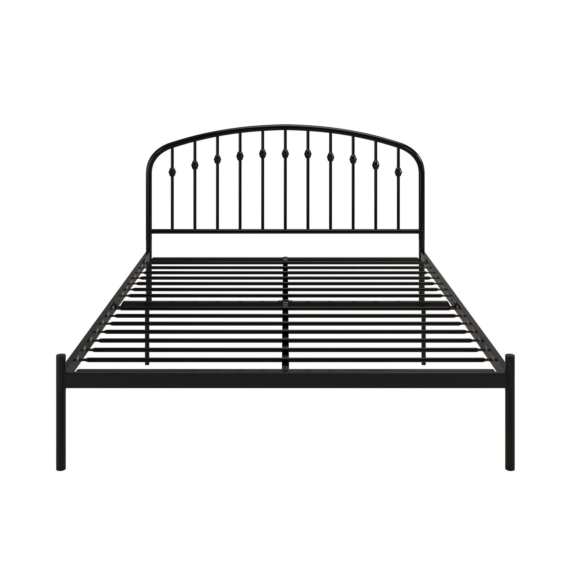 DHP Narla Metal Platform Bed Frame, Queen, Black - Black - Queen
