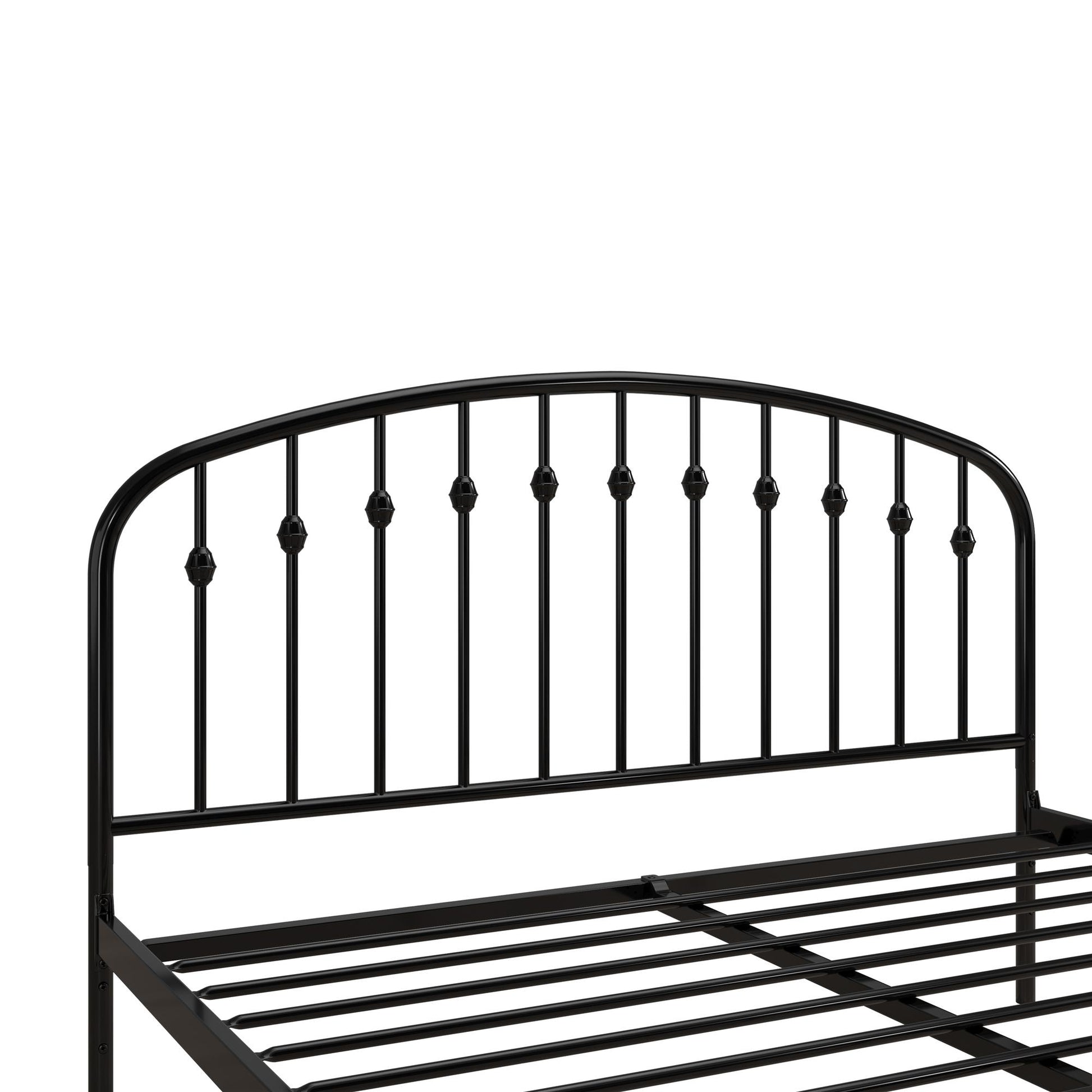 DHP Narla Metal Platform Bed Frame, Queen, Black - Black - Queen