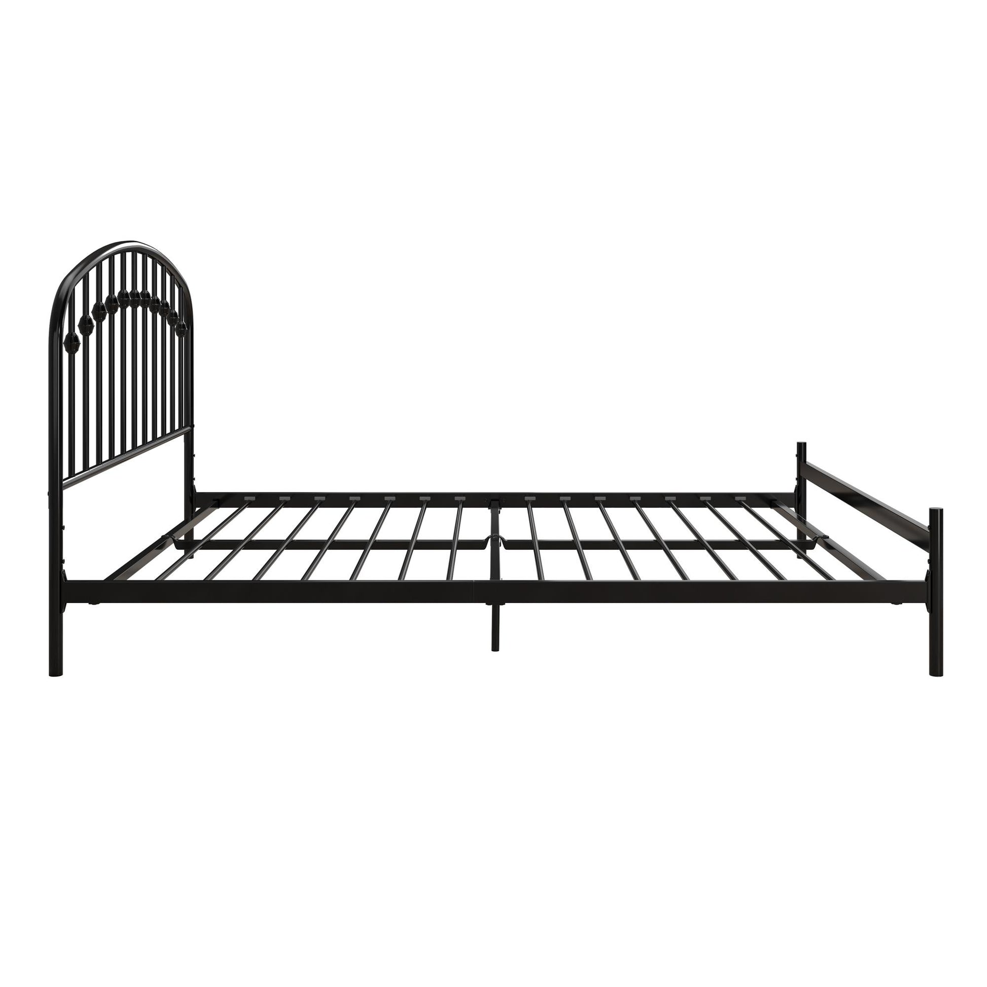 DHP Narla Metal Platform Bed Frame, Queen, Black - Black - Queen