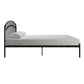 DHP Narla Metal Platform Bed Frame, Queen, Black - Black - Queen