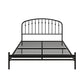 DHP Narla Metal Platform Bed Frame, Queen, Black - Black - Queen