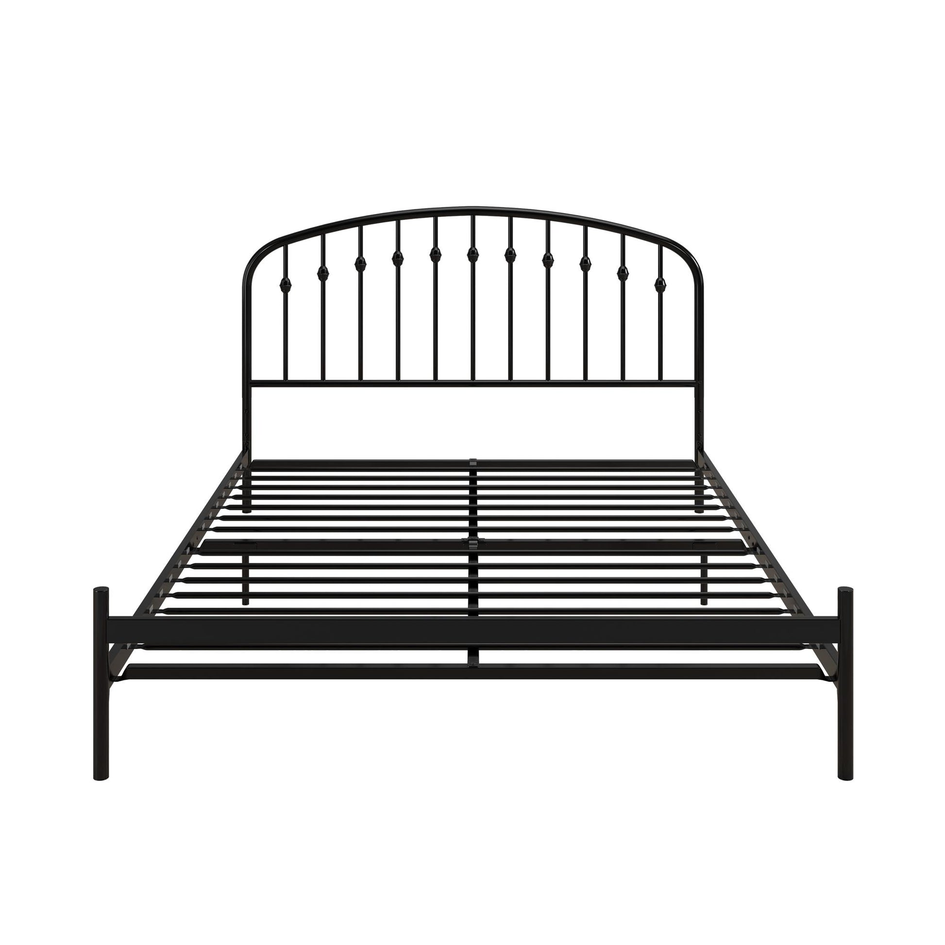 DHP Narla Metal Platform Bed Frame, Queen, Black - Black - Queen