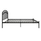 DHP Narla Metal Platform Bed Frame, Queen, Black - Black - Queen