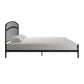 DHP Narla Metal Platform Bed Frame, King, Black - Black - King