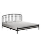 DHP Narla Metal Platform Bed Frame, King, Black - Black - King