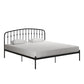DHP Narla Metal Platform Bed Frame, King, Black - Black - King